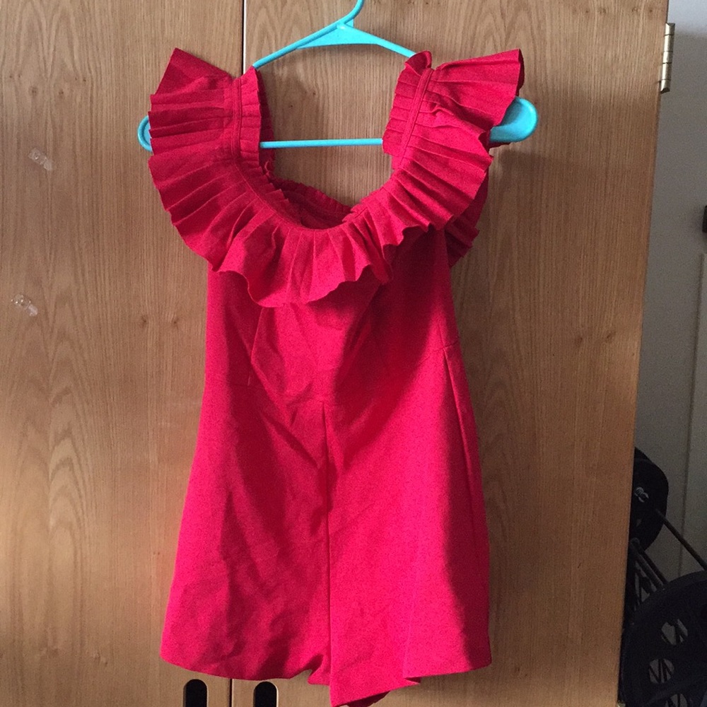 Red Urban Outfitters Romper - Picture 3 of 3
